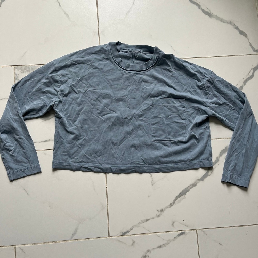 Lululemon Check the Box Long Sleeve Chambry color sz 6